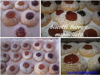 biscotti burro e marmellata